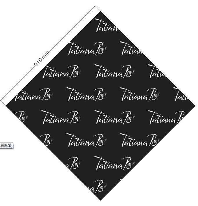 FOULARD en Satin By Tatiana.B