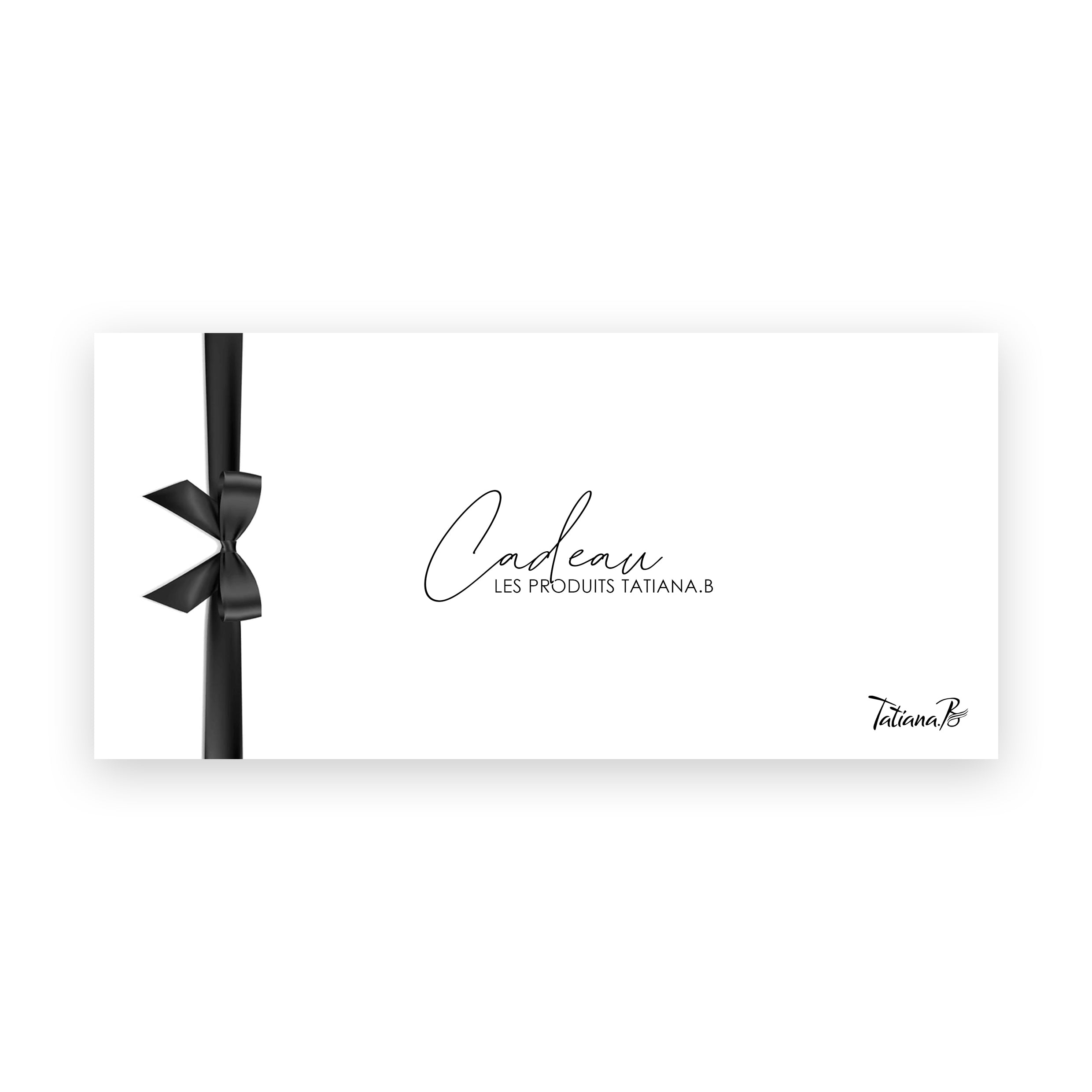 CARTE-CADEAU (NON VALABLE SUR LES PRESTATIONS SALON)